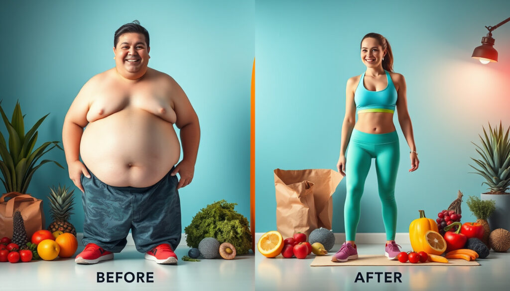 Overweight to Fit: Inspiring Transformations and Tips