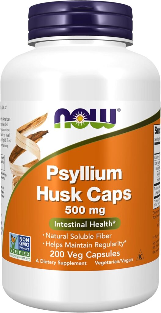Boost Your Gut Health with NOW Foods Psyllium Husk Caps: A Review of the Non-GMO Fiber Solution!
