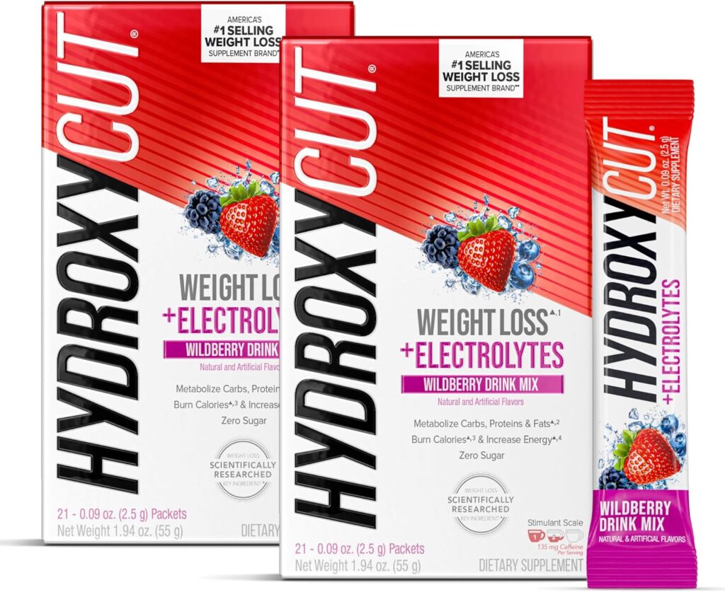 Hydroxycut Drink Mix Review: Boost Metabolism and Energy in a Wildberry Blast!