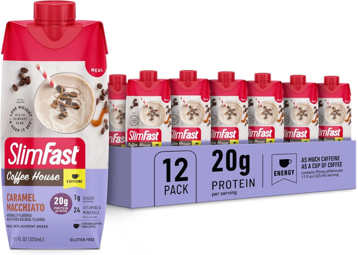 Revitalize Your Day: SlimFast Caramel Macchiato Protein Shakes Reviewed!