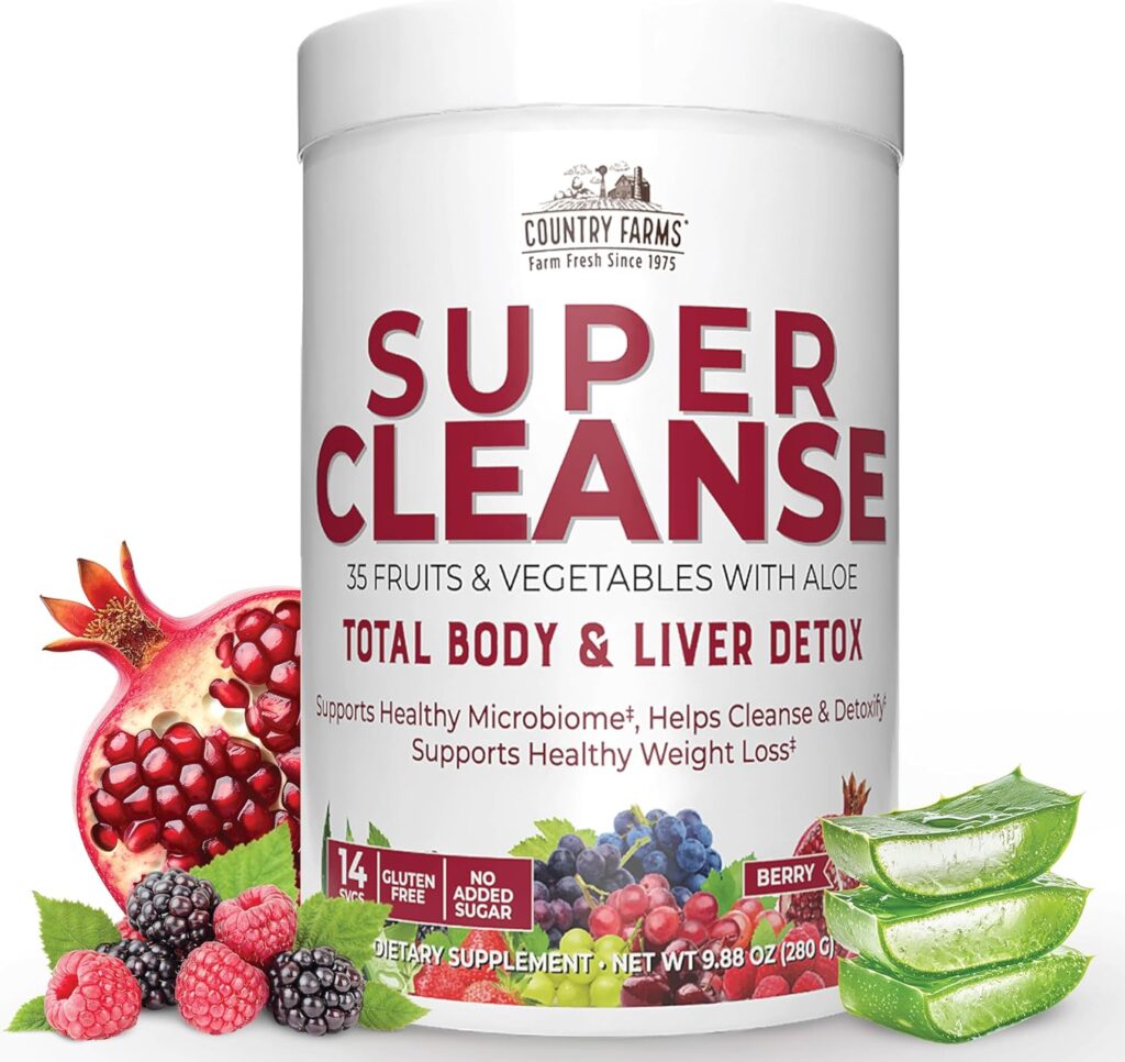 Revitalize Your Gut: A Review of COUNTRY FARMS Super Cleanse Juice Powder