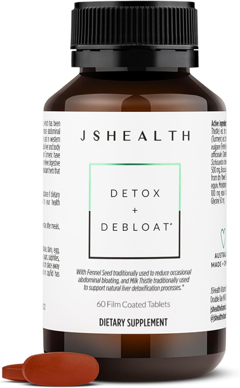 Revitalize Your Health: JSHealth Vitamins Detox and Debloat Liver Health Formula Review
