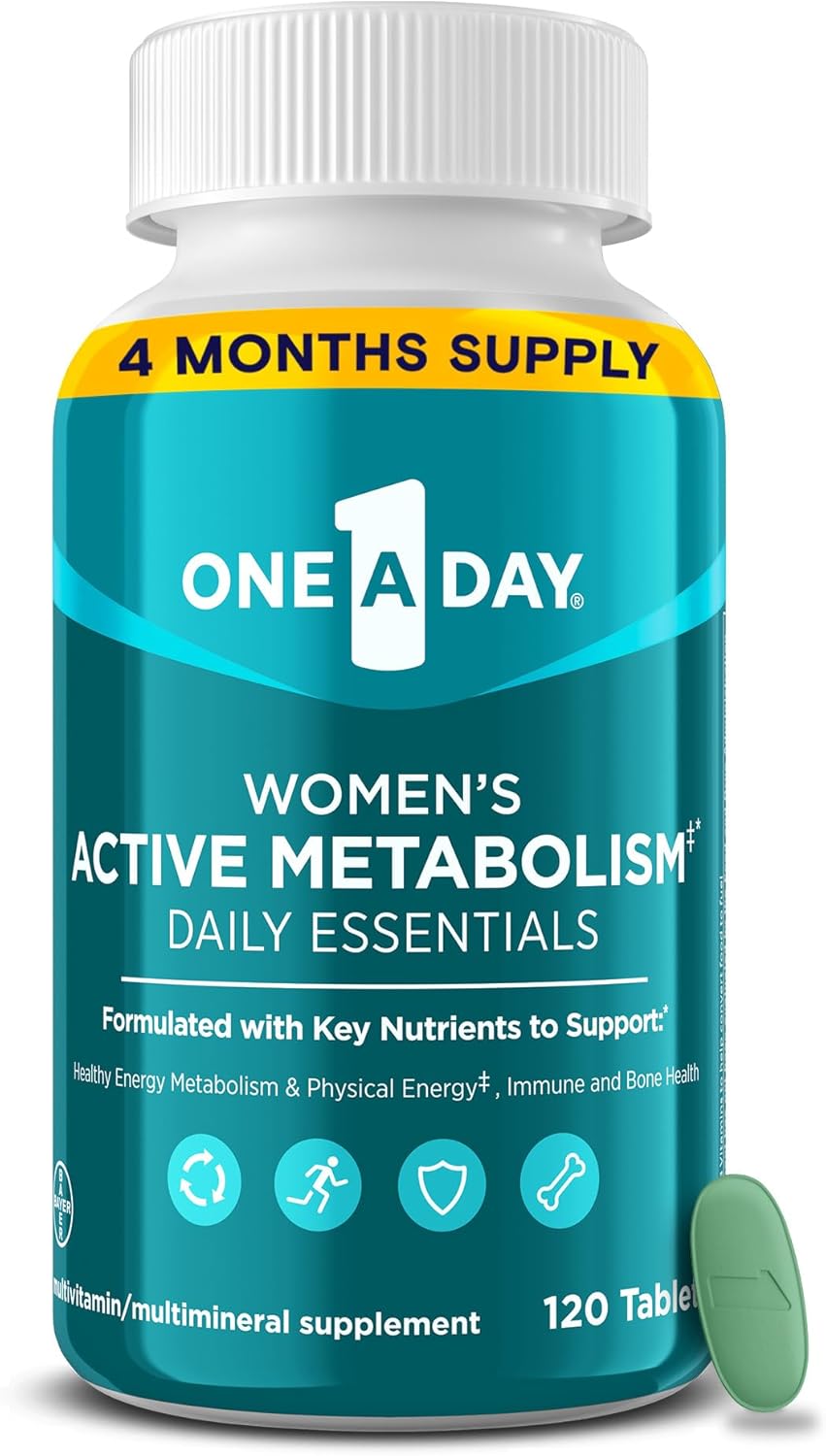 Revitalize Your Wellness: Discover the Benefits of One A Day Women's Active Metabolism Multivitamin!