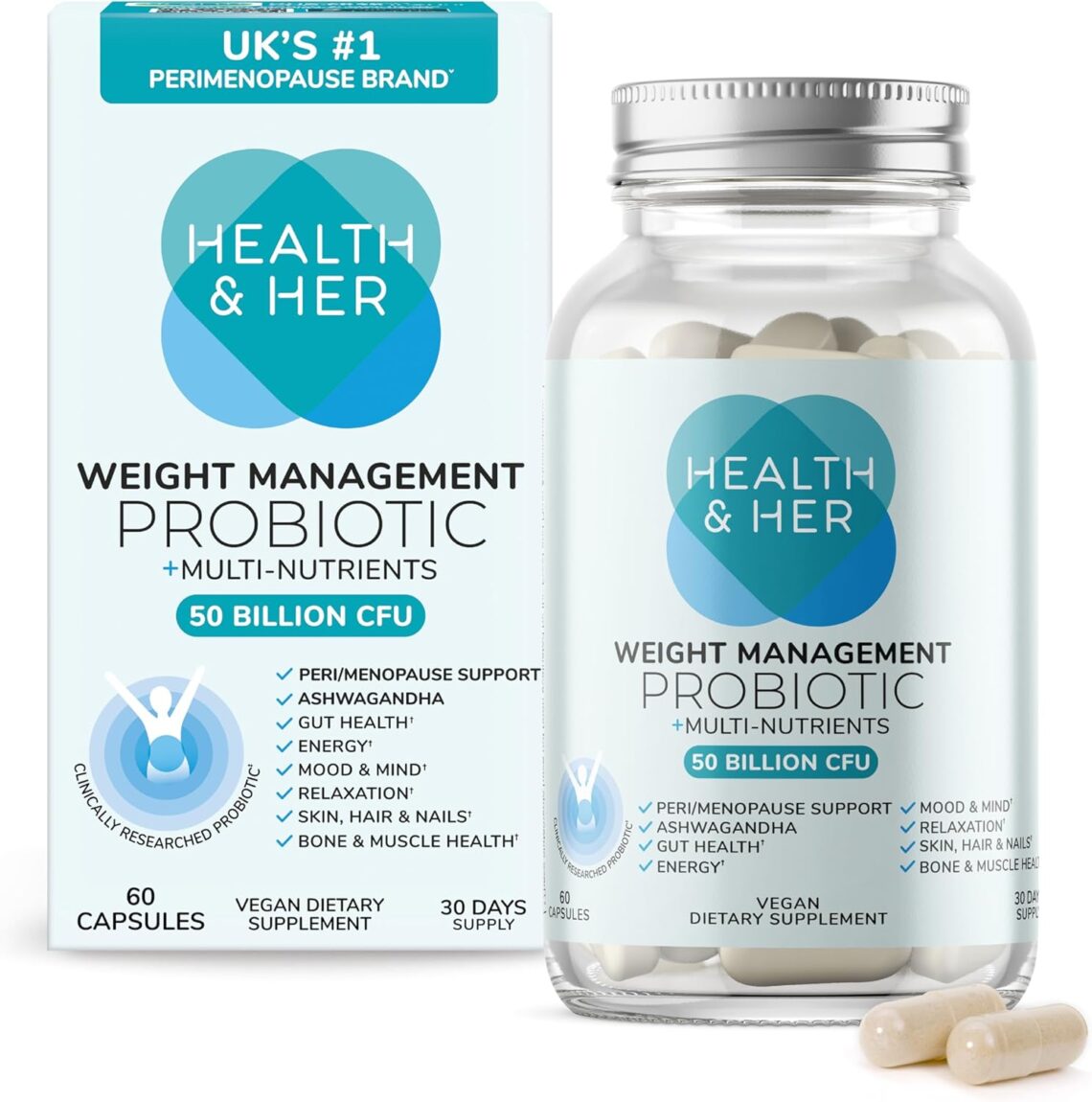 Revitalize Your Wellness: Health & Her Probiotics for Women's Weight Management