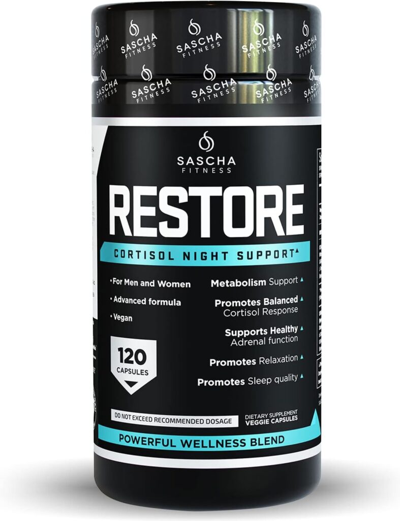Transform Your Sleep: Discover SASCHA FITNESS Cortisol Night Support for Weight Loss and Hormonal Balance!