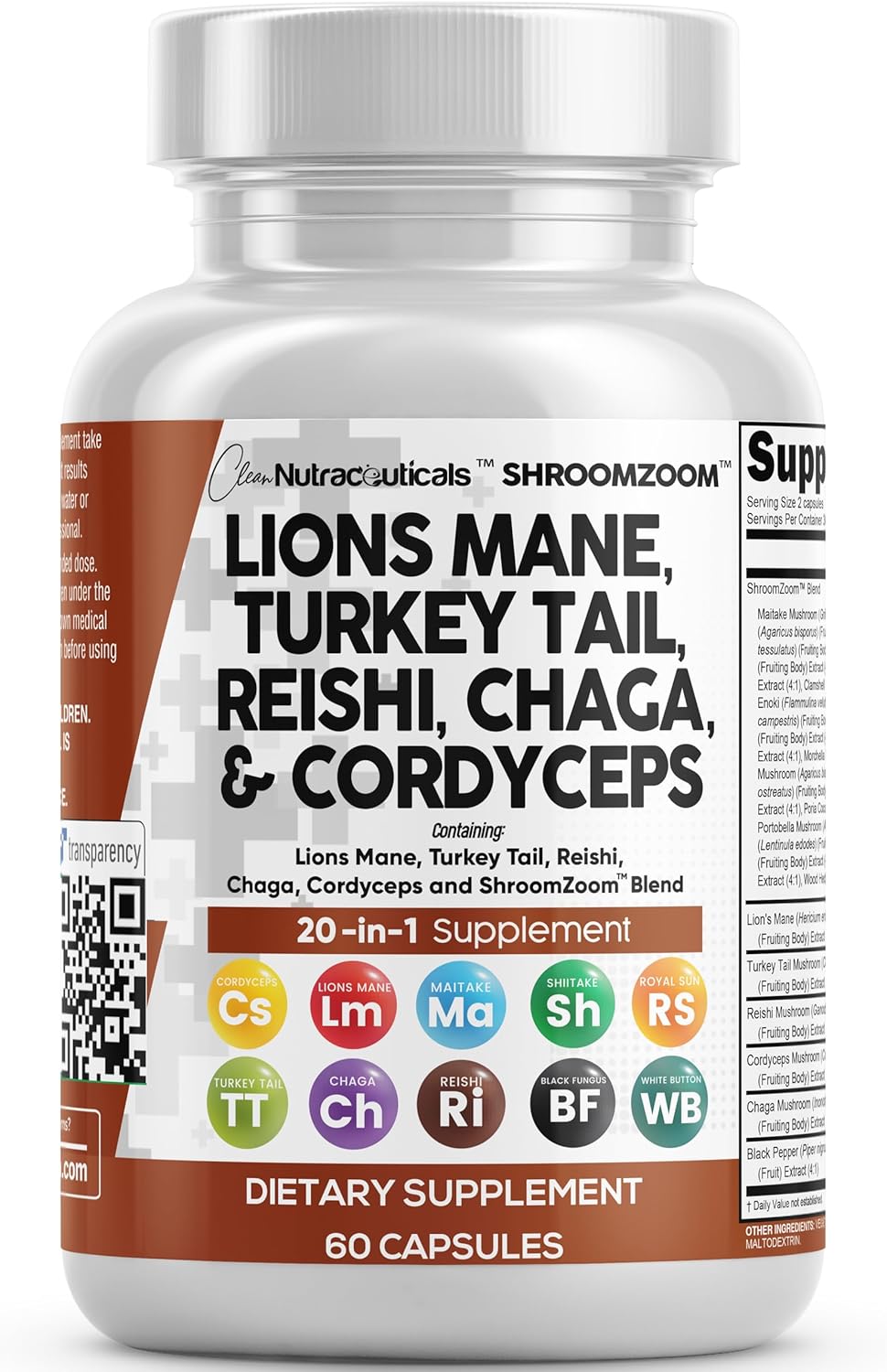 Unlock Your Brain's Potential: A Review of Clean Nutraceuticals Lion's Mane 20in1 Mushroom Supplement