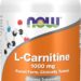 Unlock Your Fitness Potential with NOW Foods L-Carnitine: 1,000 mg Support!