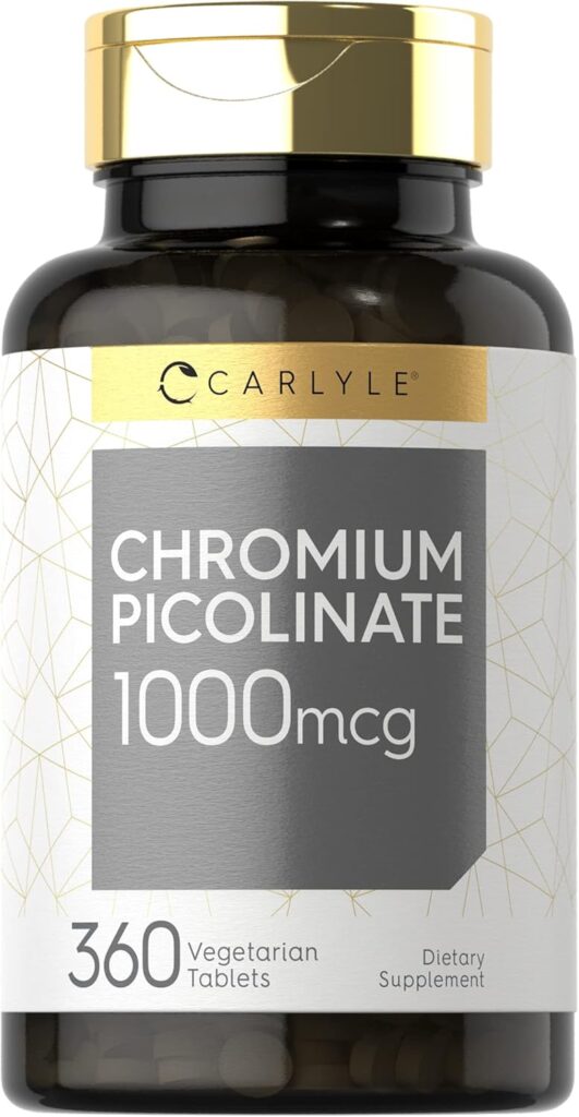 Unlock Your Health: Carlyle Ultra Chromium Picolinate Review - 360 Veggie Tablets