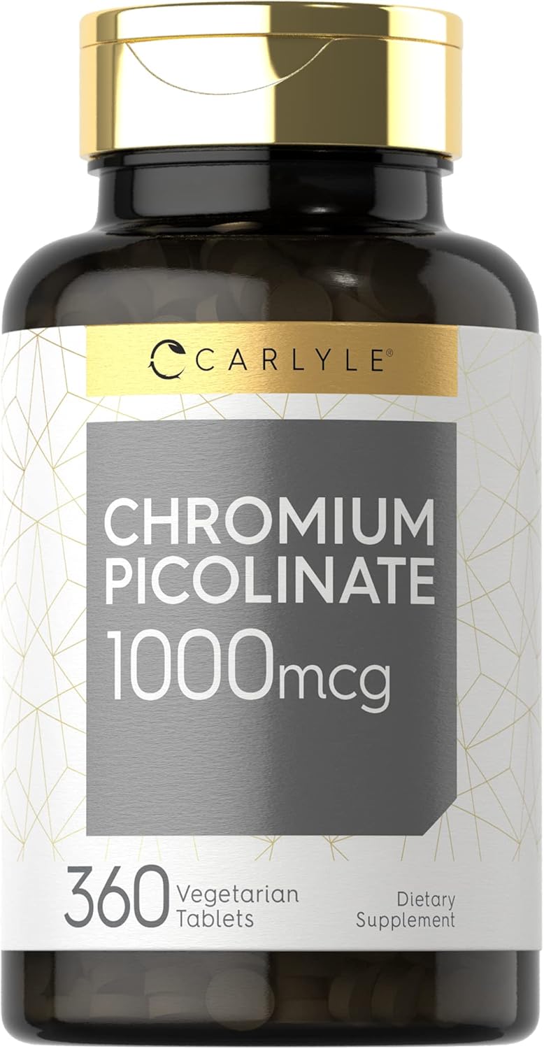 Unlock Your Health: Carlyle Ultra Chromium Picolinate Review - 360 Veggie Tablets