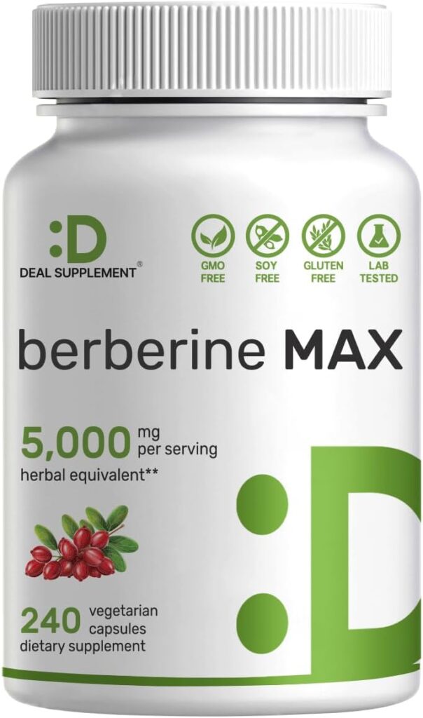 Unlock Your Health: DEAl Supplement's Berberine Max with Turmeric Review!